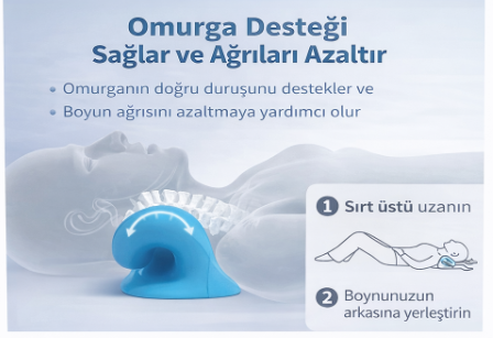 Fizyolex™ Ortopedik Boyun ve Omuz Rahatlatıcı | Medikal Boyun Destek Aparatı