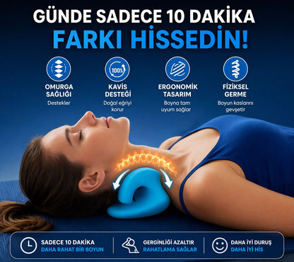 Fizyolex™ Ortopedik Boyun ve Omuz Rahatlatıcı | Medikal Boyun Destek Aparatı